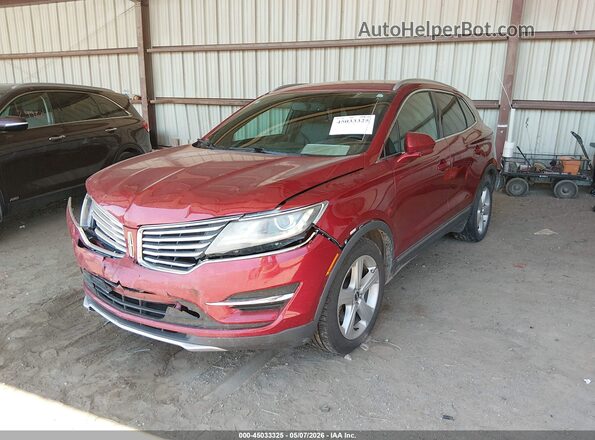 5LMCJ1C99GUJ24175 2016 LINCOLN MKC Красный Передняя левая четверть