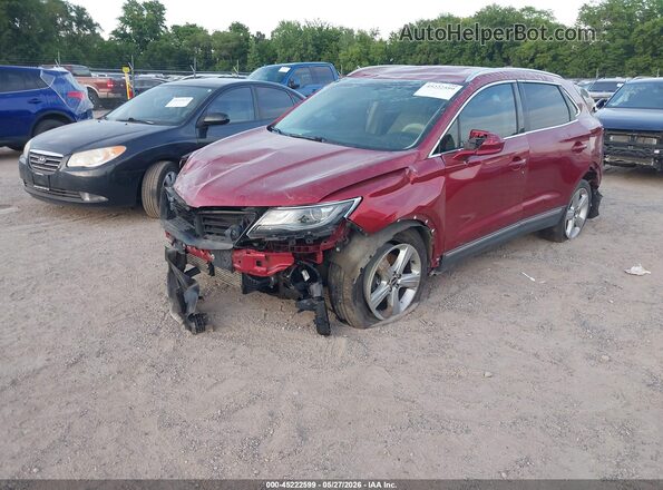 5LMCJ1C99HUL71665 2017 LINCOLN MKC Красный Передняя левая четверть