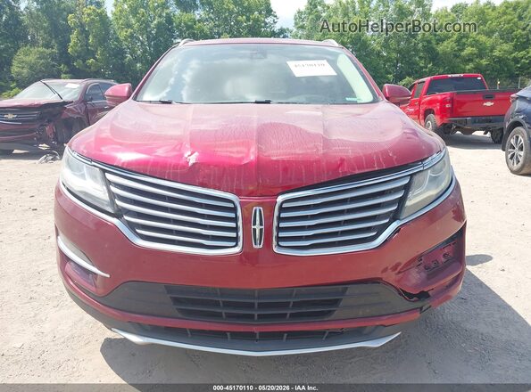 5LMCJ2C95GUJ27905 2016 LINCOLN MKC Red Вид щитка приладів