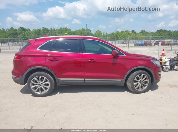 5LMCJ2C95GUJ27905 2016 LINCOLN MKC Red Вид задньої частини салону