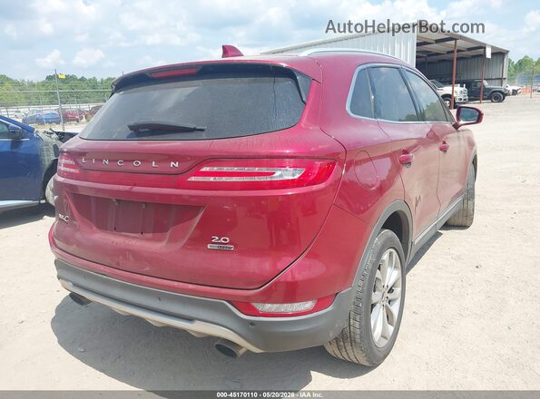 5LMCJ2C95GUJ27905 2016 LINCOLN MKC Red Задня права чверть