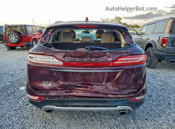 5LMCJ2D90KUL20549 2019 LINCOLN MKC Red Вид ззаду