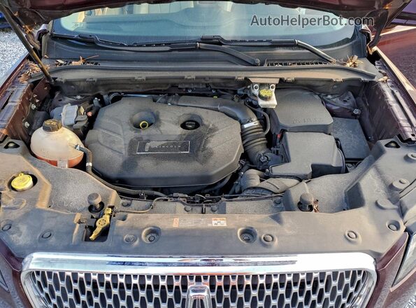 5LMCJ2D90KUL20549 2019 LINCOLN MKC Red Вид підкапотного простору