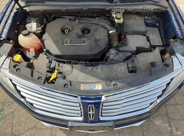5LMCJ3C91JUL14264 2018 LINCOLN MKC Blue Engine compartment view