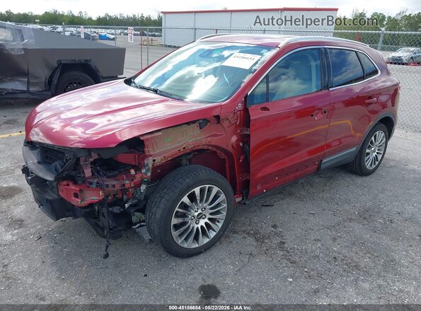 5LMCJ3C97JUL17752 2018 LINCOLN MKC Red Przód lewy
