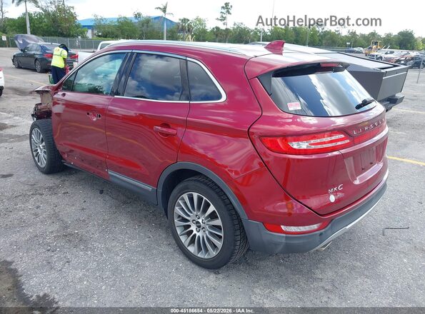 5LMCJ3C97JUL17752 2018 LINCOLN MKC Red Tył lewy