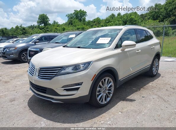 5LMCJ3C98JUL01320 2018 LINCOLN MKC Beige Առջևի ձախ երեք քառորդ տեսարան