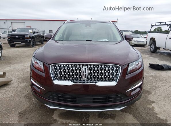 5LMCJ3D90KUL25675 2019 LINCOLN MKC Burgundy 