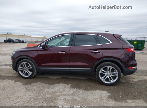 5LMCJ3D90KUL25675 2019 LINCOLN MKC Burgundy 