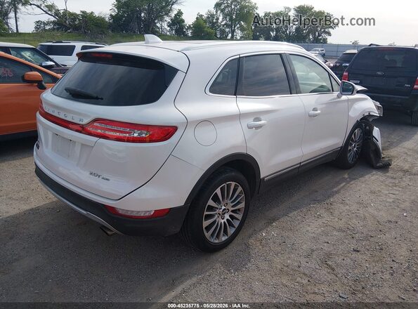 5LMCJ3D92JUL13624 2018 LINCOLN MKC Белый Задняя правая четверть