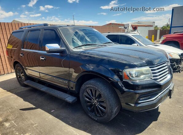 5LMJJ2HT3GEL09429 2016 LINCOLN NAVIGATOR Black Передня права чверть