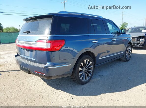 5LMJJ2HTXKEL05614 2019 LINCOLN NAVIGATOR Blue უკანა მარჯვენა