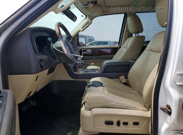 5LMJJ2KT2GEL02481 2016 LINCOLN NAVIGATOR White წინა სალონის ხედი