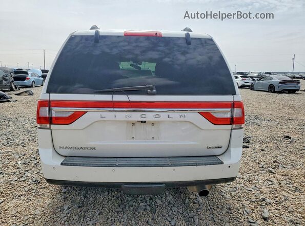 5LMJJ2KT2GEL02481 2016 LINCOLN NAVIGATOR White უკანა ხედი