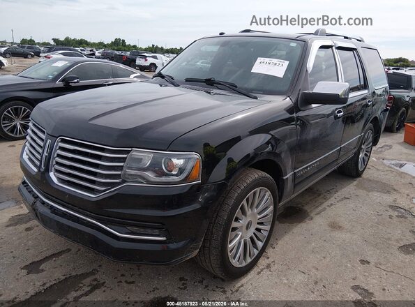 5LMJJ2KT7GEL00337 2016 LINCOLN NAVIGATOR Black Передня ліва чверть