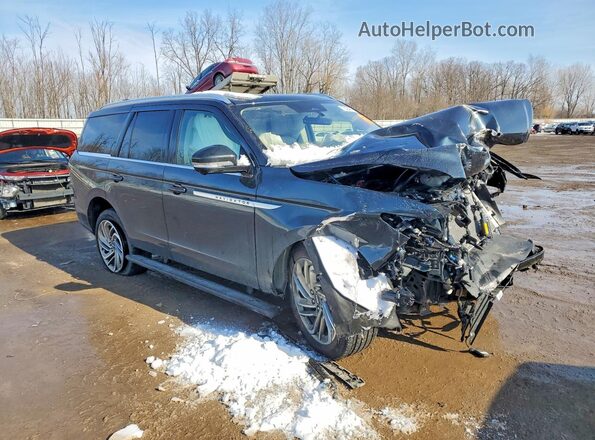 5LMJJ2LG8SEL11602 2025 LINCOLN NAVIGATOR Синий Передняя правая четверть