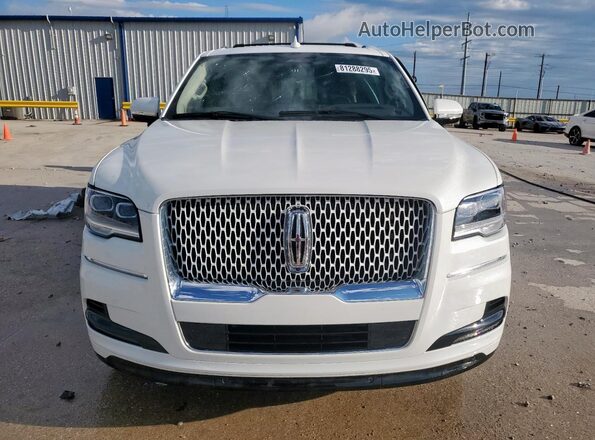 5LMJJ2LGXREL24295 2024 LINCOLN NAVIGATOR White წინა ხედი