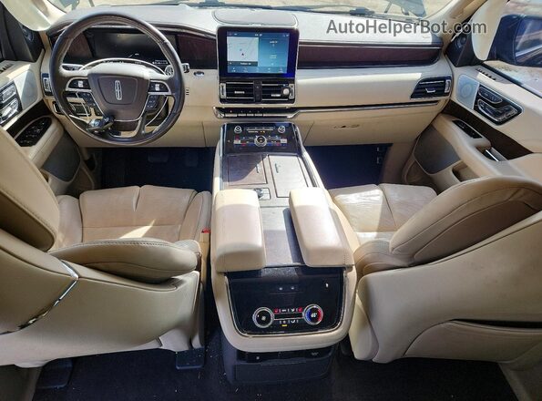 5LMJJ2LT5LEL19378 2020 LINCOLN NAVIGATOR Black Widok deski rozdzielczej