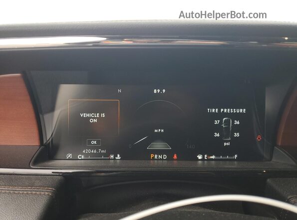 5LMJJ2LT8LEL13557 2020 LINCOLN NAVIGATOR Blue Widok zestawu wskaźników