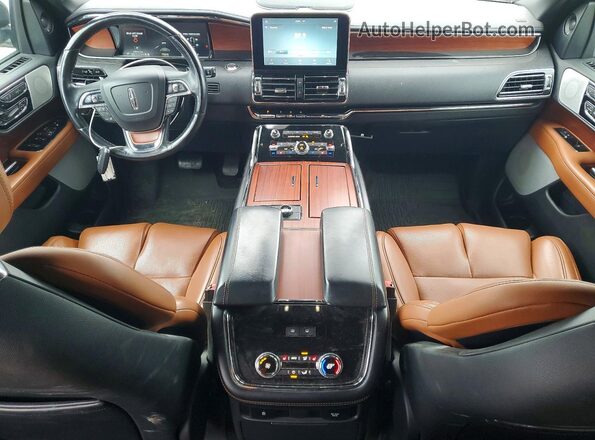 5LMJJ2LT8LEL13557 2020 LINCOLN NAVIGATOR Blue Widok deski rozdzielczej