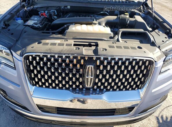 5LMJJ2TG5PEL15856 2023 LINCOLN NAVIGATOR Blue Vista del compartimento del motor