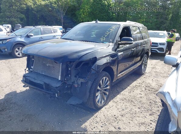 5LMJJ2TT8MEL00230 2021 LINCOLN NAVIGATOR Black Vista tres cuartos delantera izquierda