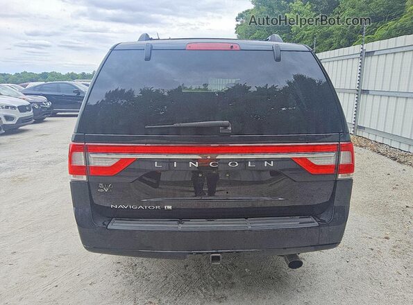 5LMJJ3HT1HEL04382 2017 LINCOLN NAVIGATOR Black უკანა ხედი