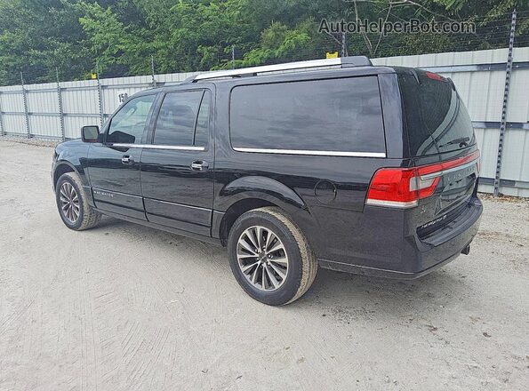 5LMJJ3HT1HEL04382 2017 LINCOLN NAVIGATOR Black უკანა მარცხენა