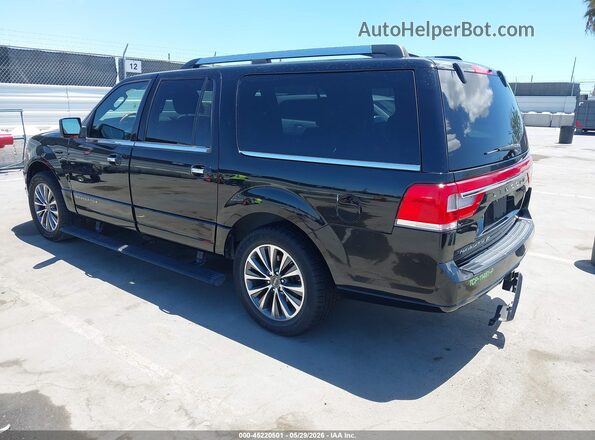 5LMJJ3HT4HEL03498 2017 LINCOLN NAVIGATOR L Black Tył lewy