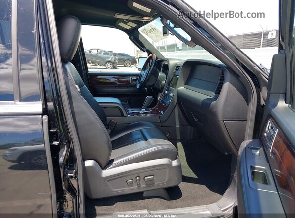 5LMJJ3HT4HEL03498 2017 LINCOLN NAVIGATOR L Black Widok wnętrza z przodu