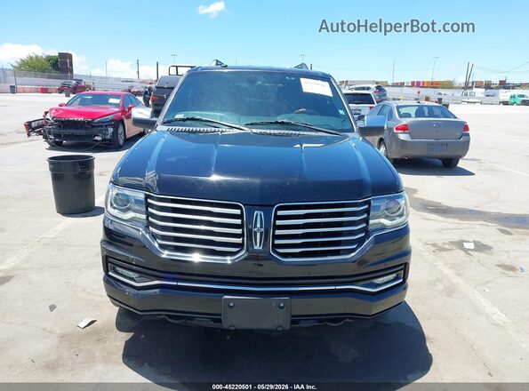 5LMJJ3HT4HEL03498 2017 LINCOLN NAVIGATOR L Black Widok wnętrza z tyłu