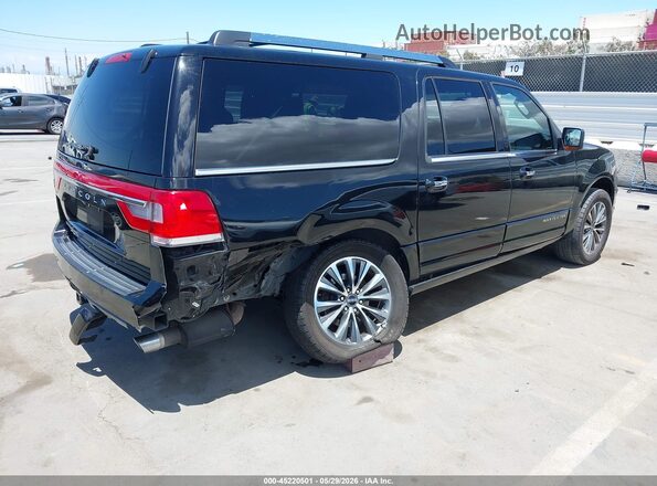 5LMJJ3HT4HEL03498 2017 LINCOLN NAVIGATOR L Black Tył prawy