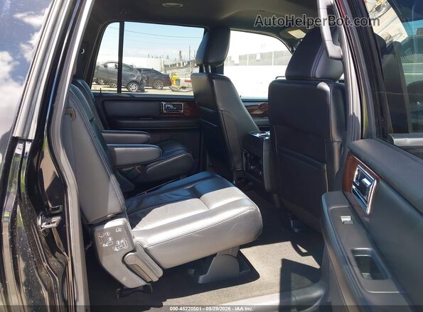 5LMJJ3HT4HEL03498 2017 LINCOLN NAVIGATOR L Black Widok naklejki z numerem VIN