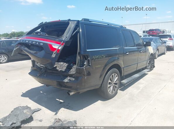5LMJJ3HT6HEL06161 2017 LINCOLN NAVIGATOR L Black Tył prawy