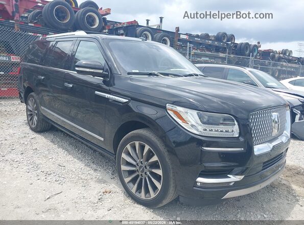 5LMJJ3HT6JEL11107 2018 LINCOLN NAVIGATOR L Black უკანა სალონის ხედი