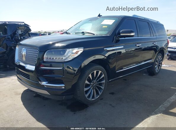 5LMJJ3HT8JEL08113 2018 LINCOLN NAVIGATOR L Black წინა მარცხენა ხედი სამი მეოთხედიდან