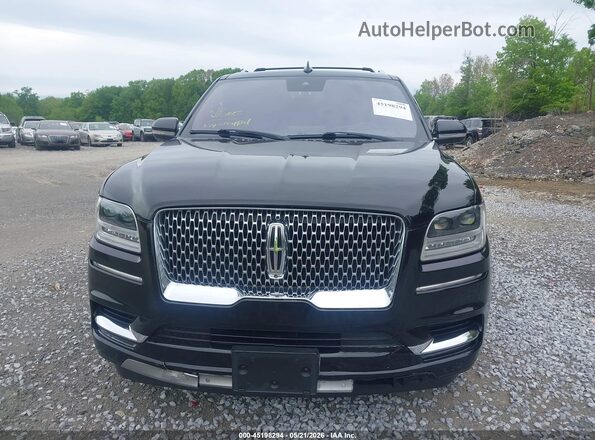 5LMJJ3LT7KEL21377 2019 LINCOLN NAVIGATOR L Black Widok zestawu wskaźników