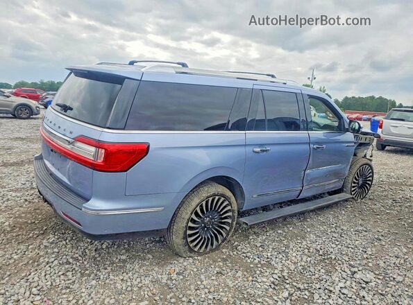 5LMJJ3TT1KEL23531 2019 LINCOLN NAVIGATOR Blue Задня права чверть