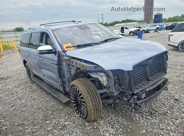 5LMJJ3TT1KEL23531 2019 LINCOLN NAVIGATOR Blue Передня права чверть