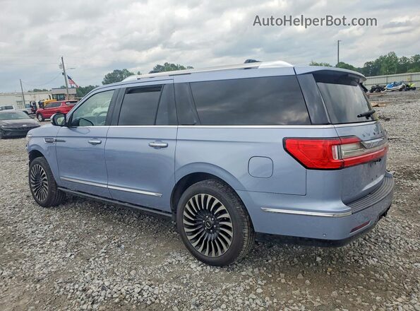 5LMJJ3TT1KEL23531 2019 LINCOLN NAVIGATOR Blue Задня ліва чверть