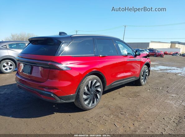 5LMPJ8K44SJ961605 2025 LINCOLN NAUTILUS Red Задня права чверть