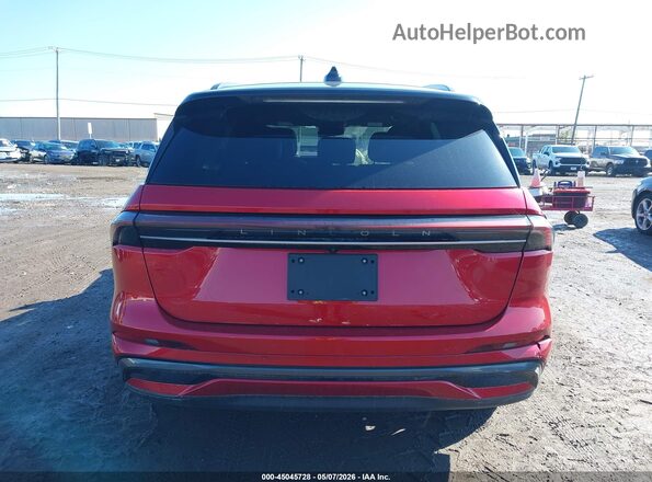 5LMPJ8K44SJ961605 2025 LINCOLN NAUTILUS Red 