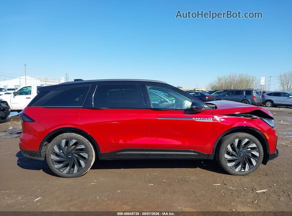 5LMPJ8K44SJ961605 2025 LINCOLN NAUTILUS Red Вид задньої частини салону