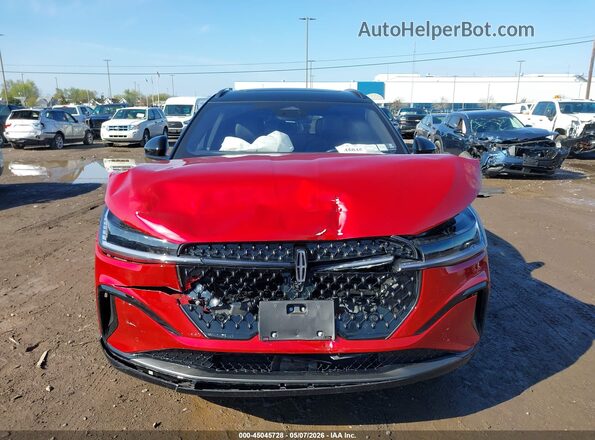 5LMPJ8K44SJ961605 2025 LINCOLN NAUTILUS Red Вид щитка приладів
