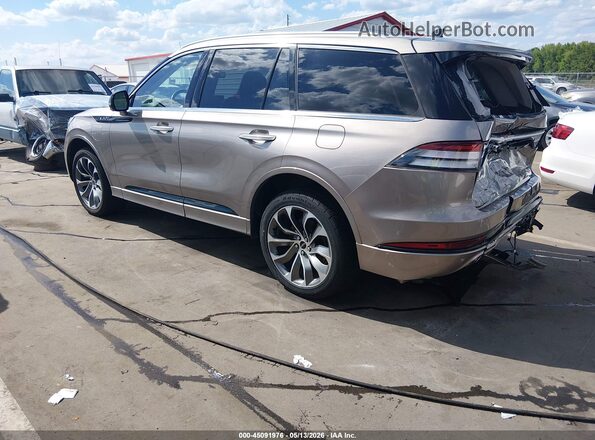 5LMYJ8XY3MNL00837 2021 LINCOLN AVIATOR Champagne Tył lewy