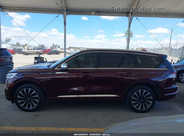 5LMYJ9YY9LGL25037 2020 LINCOLN AVIATOR Burgundy 