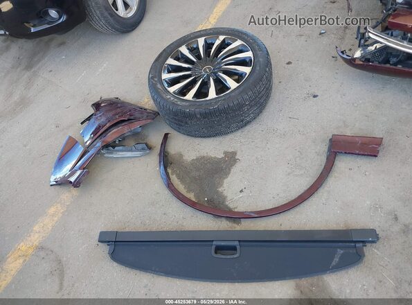 5LMYJ9YY9LGL25037 2020 LINCOLN AVIATOR Burgundy ხელსაწყოთა პანელის ხედი