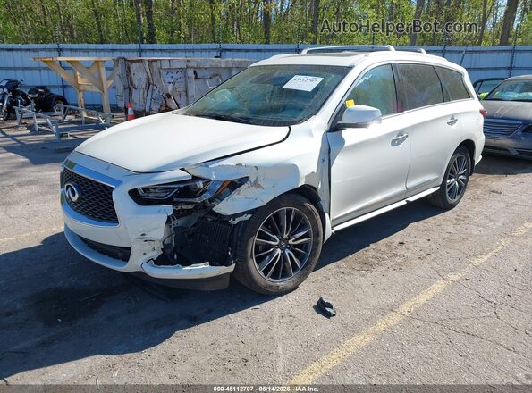 5N1AL0MM0GC505565 2016 INFINITI QX60 White წინა მარცხენა ხედი სამი მეოთხედიდან