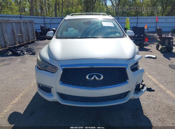5N1AL0MM0GC505565 2016 INFINITI QX60 White ხელსაწყოთა პანელის ხედი