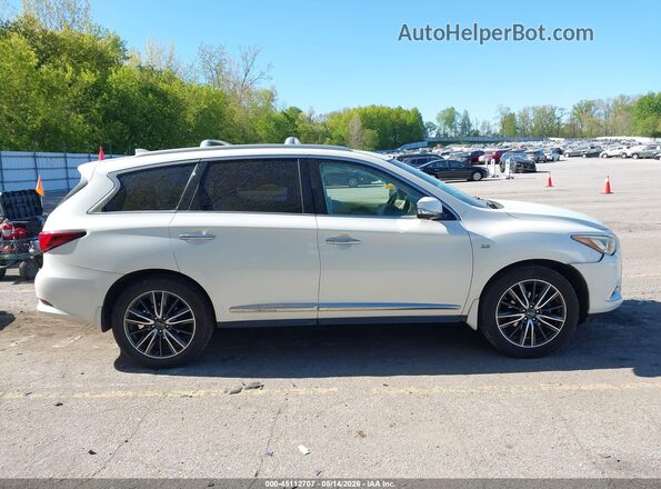 5N1AL0MM0GC505565 2016 INFINITI QX60 White უკანა სალონის ხედი